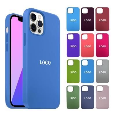 China Shockproof liquid silicone Magnetic phone case for iPhone15 14 13 mini Pro Pro Max silicone Protective Case for sale