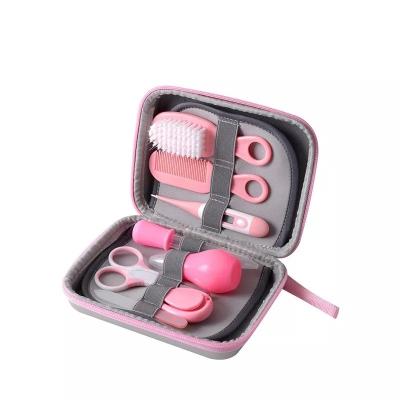 China Fashoion Baby Daily Necessities Pedicure Set Baby Grooming Kits Health Case Kits Baby Care Kits In Zipper Bag for sale