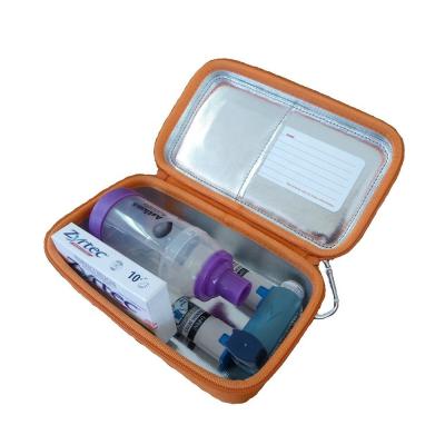 China OEM Casematix Custom Inhaler Dustproof Waterproof Shockproof Asthma Hard Medical Bag EVA Carrying Travel Case for sale