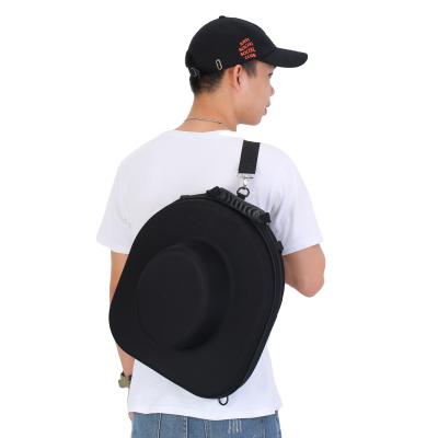 China Protect Your Hot Sale EVA Fedora Carrying Case Travel Bag, Chef's Fedora Hat Case Carrier Storage for sale