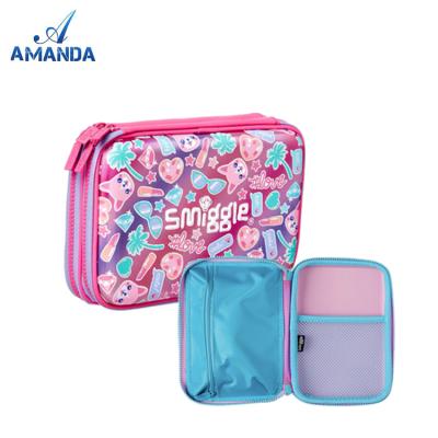 China Custom EVA smiggle shockproof portable pencil case for kids for sale