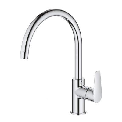 China Metered Faucets kitchen faucet Chrome stainless steel 304 water tap modern kitchen taps kitchen mixer sink faucets for sale