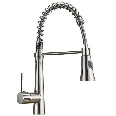 China Pull Out Spray 2023 Hot Sale High Quality Pull Down Spray Sanitary Ware Kitchen Faucet Mixer Tap with 2 modes Sprayer brass copper Steel for sale