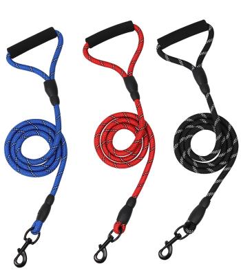 China Reflective Polypropylene Plus Reflective Lead Rope Extremely Durable Premium Quality Yarn Dog Leash For Dog Walking Leash for sale