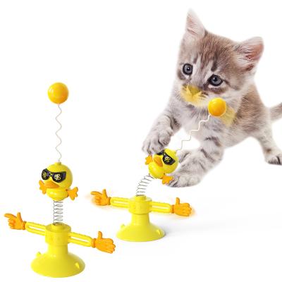 China 2022 Pet Cat Spring Bird Toys Roller Cat Spring Toy Interactive Cat Temptress Stored for sale