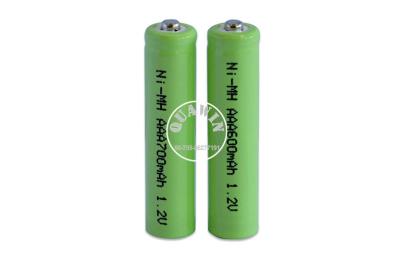 China Nimh-Akku-Satz 1.2Volt AAA 600mAh für Taschen-Taschenlampen-Kamerarecorder zu verkaufen