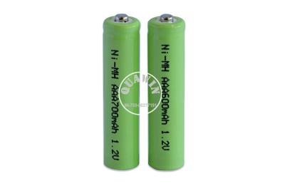 China Recyclebarer Nimh-Batterie-Satz-hohe Kapazität 4.8V AA 1600mAh für Licht zu verkaufen