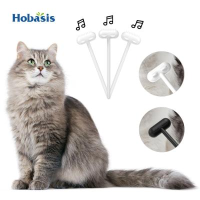 China Natural Type Cat Toy Stick Comb Cats HOBASIS Dog Grooming Hair Removal Slicker Cleaning Mold Comb for sale