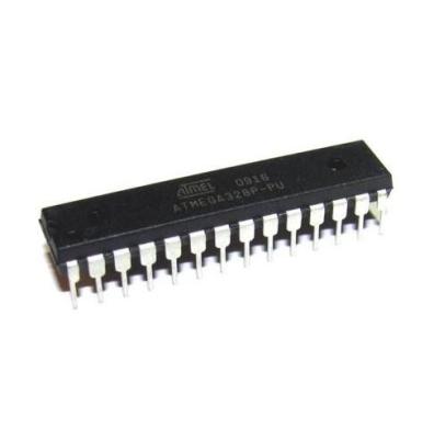 China standard ATMEGA328P-PU micro controller original and new Flash 332kx8bit EEPROM 1024B from IC AVR PDIP-28 for sale