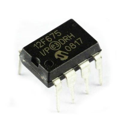 China Quotation PIC12F675 SOP8 SOP-8 original and new electronic component IC from PIC12F675-I/SN BOM list of CHIP MCU CMOS FLASH-BASE 8BIT for sale