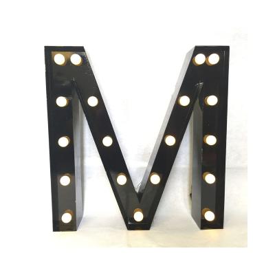 China Retail Store 26 English Alphabet Decor Party Home Decoration Led Light Up Letters Outdoor Stage Wedding Backdrop for sale