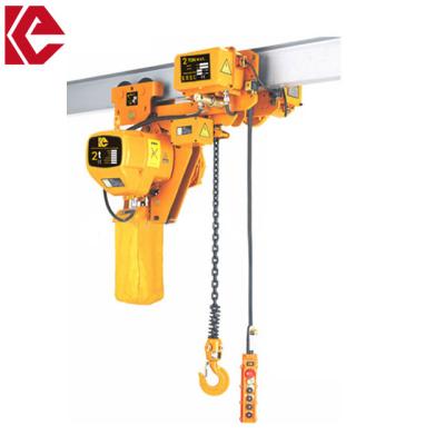 China Hotels Electric Chain Hoist Low Clearance for sale