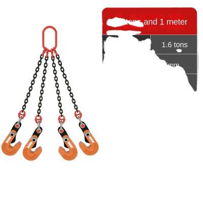 China Garment Shops Hot Sale Stainless Chain Hoist Hook Lifting Sling With Multi-Legs Alloy Type RIGGING Chain Sling Spears G80 for sale