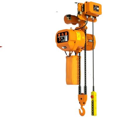 China Building Material Shops electric chain hoist with motorized trolley  Chain Crane with remote control ghost head chain hoist for sale