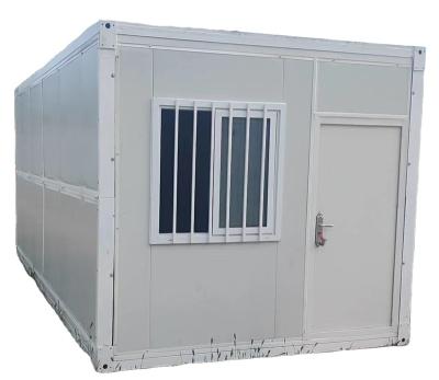 China Modern 20ft Prefab Storage Containers Houses Factory Supply Quickly Establish Light Steel Prefab Container Low Cost Domestic Price for sale