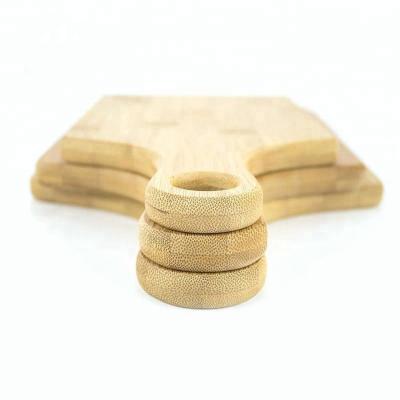 China Wholesale Cheap Stocked Rectangle Cheese Bamboo Wooden Cutting Boards With Handle for sale