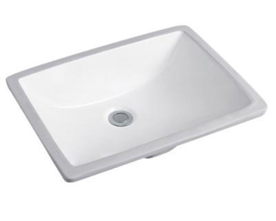 China Without Hand Faucet Cheap Ceramic Wash Basin Sanitary Ware White Bathroom Sinks for sale