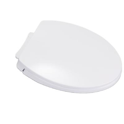 China Concealed European Standard Soft Narrow Pure Tank Shape PP Quick Release Toilet Seat for sale