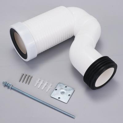 China Waterproof Universal Toilet Bend Waste Pipe S Trap Toilet Pan Connector for sale