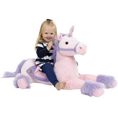 China Kids Girl Unicorn Plush Eco - Friendly Material Fashionable Jumbo Plush Toy for sale