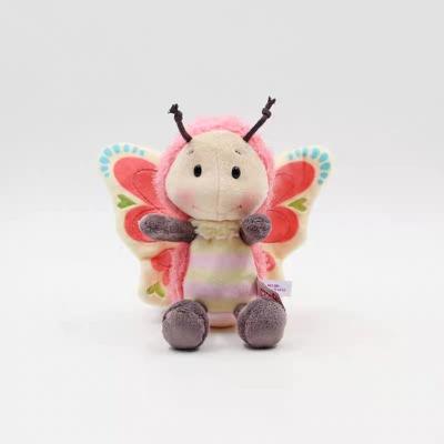 China Kawaii Butterfly Dragonfly Series Sequin Animals Eco-friendly Material Custom Wonderful Dancing Plush Toy For Kids for sale