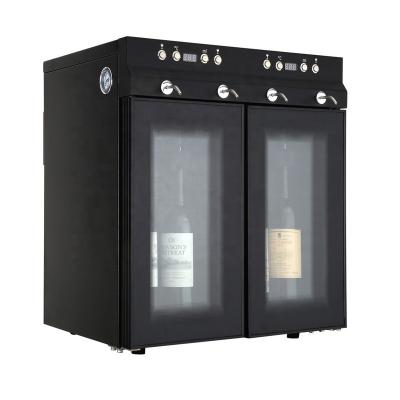 China Rv 4 Bottles Automatic Electronic Cooler Red Wine Dispenser Chiller for sale