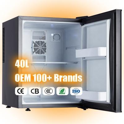 China THERMOELECTRIC Bed Room Fridges Bar Cooling 40L Mini Fridge Without Compressor for sale