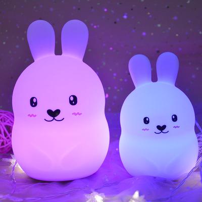 China Dimmable Room Led Motion Sensor Night Light Rabbit Rechargeablen Night Lamp With Sensor for sale