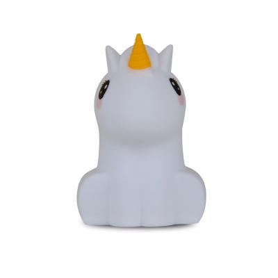 China Silicone Unicorn Lamp 7 Colors 100% Night Silicone Night Lamp BPA Free Food Grades Led Nite Light for sale