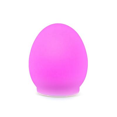 China Modern Customized Creative Egg Shell Led Egg Shell Design Night Light For Children Cute Silicone for sale