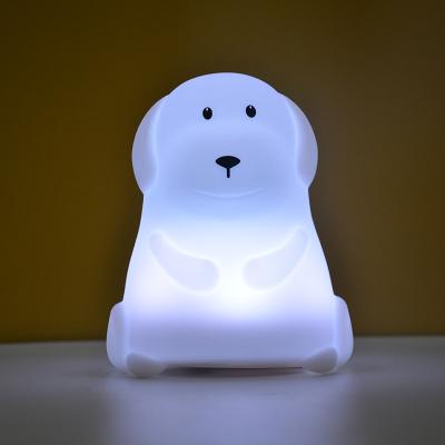 China Eco-friendly Cute Led Children's Night Light Cartoon Dog Table Lamp For Kid Bedroom Decoration Lamp Christmas Gift Baby Home Toys for sale