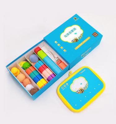 China Intelligence Study Playing Bilingual Children Learning Developmental Toys Non-screen English Education Design 3D Interaction Machine Game Set for sale