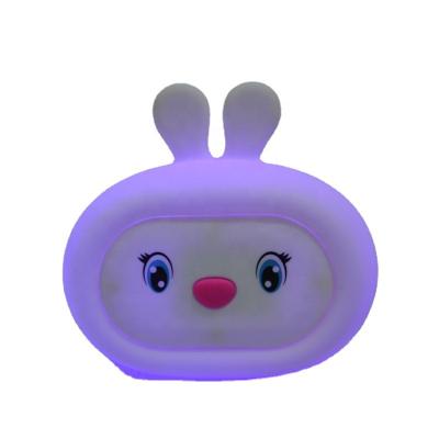 China Factory Price Modern Cute Baby Night Light Kid Sleep Soother White Noise Sound Machine With Colorful Mood Light And Lullaby for sale