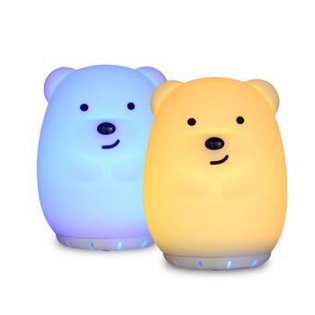 China No Music Night Light Lamp Portable V5.0 Speaker With Touch Sensor Color Changing Light for sale