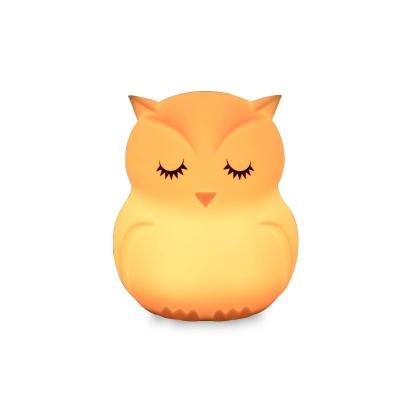 China Eco - Friendly / Touch Sensor OWL Anime Shaped Night Light Led Night Lamp For Kids for sale