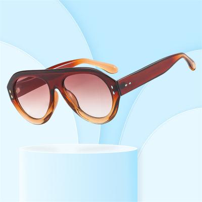 China New Trend Oversized Sunglasses Oversized Frames Cool Men's Sun Glasses European Aviator Popular Fashion Pilot Sunglasses for sale