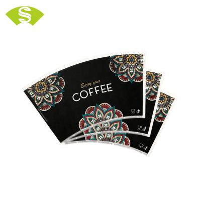 China Disposable Vending high quality single side PE coated paper cup  fan raw material of paper cup in stock for sale