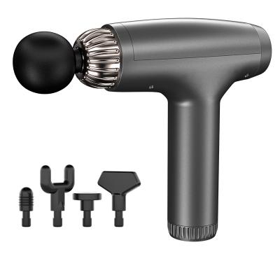 China Massage Five Heads HandheldMassager Cordless Electric Booster Massage Gun Fascia Drill Gun Cellulite Body Massager Machine for sale