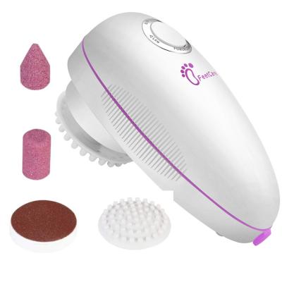 China 2021 Gold Handheld Supplier 5 Level Waterproof Foot Scrub Callus Remover Pedicure Massager Machine for sale