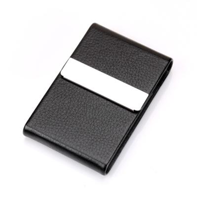 China Soft Business Card Holder Vertical Business Card Holder Men's Leather Business Card Box Box Card Holder for sale