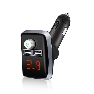 China Multifunctional BT Music Radio Bluetooths Car Kit FM Transmitter MP3 Player Handsfree USB Ports/Adapter for Charger FM Modulator for sale