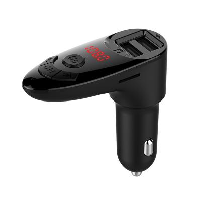 China Dual USB Car Charger OEM ODM FM Transmitter Bluetooths Car Kit MP3 Wireless Music Player Dual USB Car Handsfree Calling Charger for sale