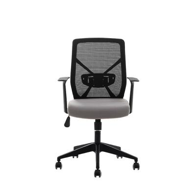 China (Height) Adjustable Ergonomic Mid-Back Desk Chairs Executive Computer Desk Task Chairs With Armrests for sale