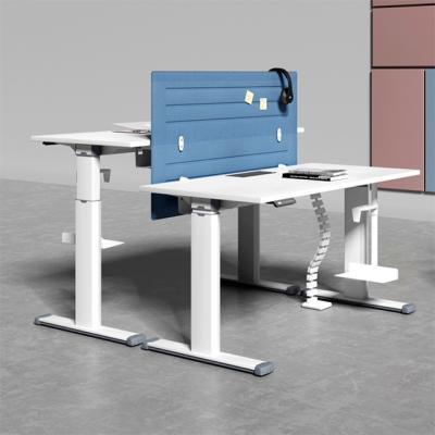 China Dual Electric Motor Smart Computer Desk (Height) Adjustable Height Sit Stand Office Tables for sale