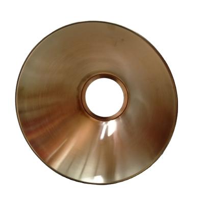 China Best Selling Metal Brass Lampshade Auto Parts CNC Tube Copper Spinning Forming Manufacturer for sale