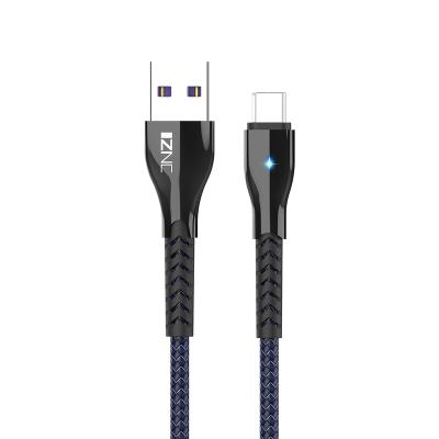 China MP3/MP4 player fast charging light cable 1m sync 6A zinc alloy usb c to light up cable for iphone 11 12 13 for sale