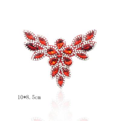 China Handmade Wholesale Rhinestones Applique Patch Vintage Shoe Decorations Fashion Fancy Shoe Ornaments Handmade Shoe Accessories LSSD013 for sale