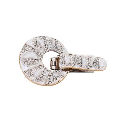 China Fashion Faux Stone Fur Buckle Clip Nickel Free Wholesale Buckle For Garment Accessories LSFB005 for sale