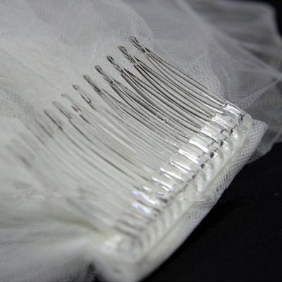 China Cut Edge Wholesale Lace Wedding Veils Bridal Veils LSWEJ029 for sale