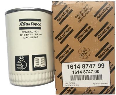 China Atlas 1614874799 Oil Filter For Maintenance And Repair Of Other Screw Air Compressors for sale